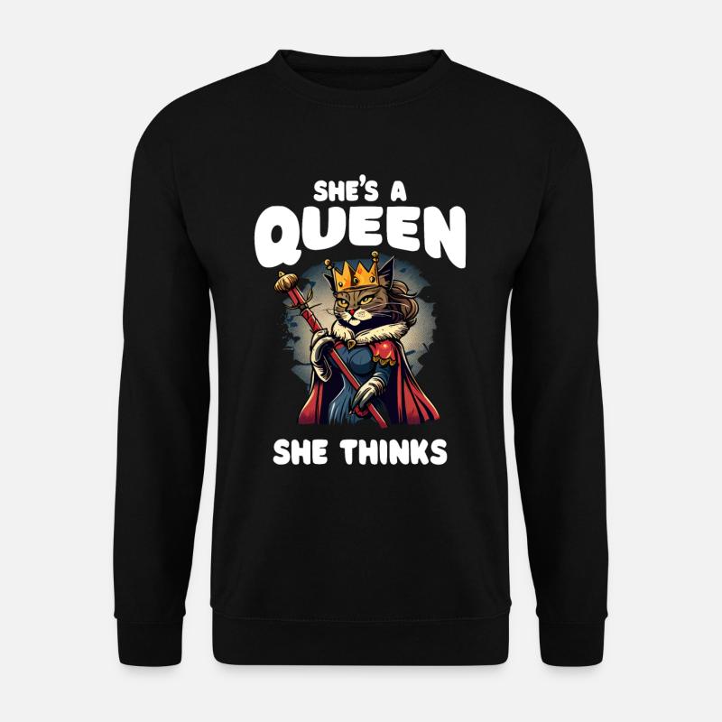 Fier propriétaire de chat - Sweat-shirt Unisexe - noir