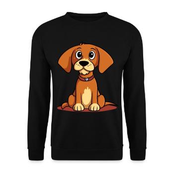 Conception de chien mignon pour les propriétaires de chiens - Sweat-shirt Unisexe - noir - Devant - Alina (178cm) & Michal (187cm)