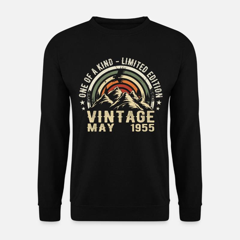 Mai 1955 - Mai 1955 - Unisex Pullover - Schwarz