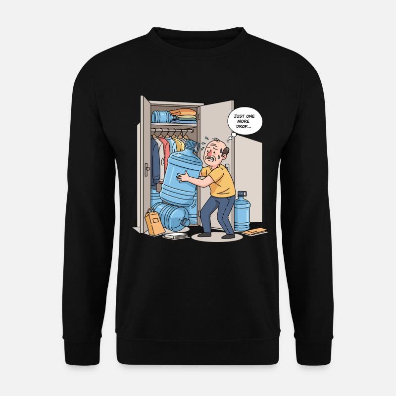 Juste une goutte d’eau... - Sweat-shirt Unisexe - noir