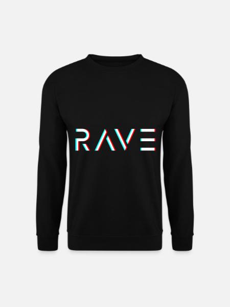 Speedcore Gabber Frenchcore Schranz Hardtekk Rave - Unisex Pullover - Schwarz