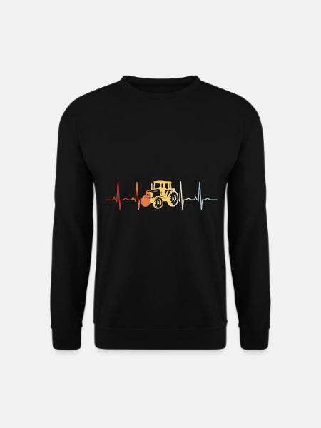 Bauer Traktor Trecker EKG Traktoren Bauernhof - Unisex Pullover - Schwarz