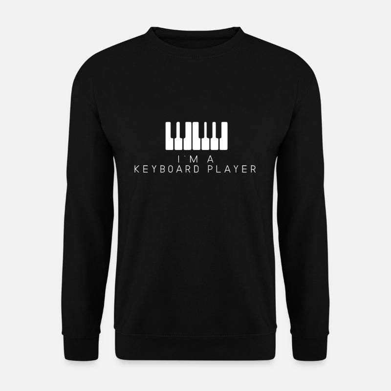 I'm A Keyboard Player TShirt Keyboardist Tee - Unisex Sweatshirt - black