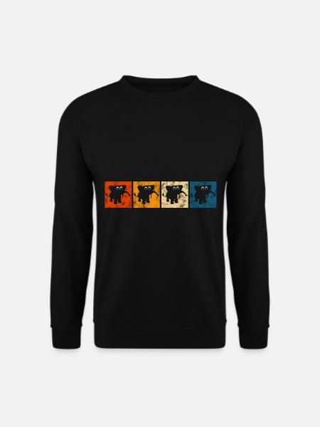 Elephant elephant for children - Unisex Sweatshirt - black