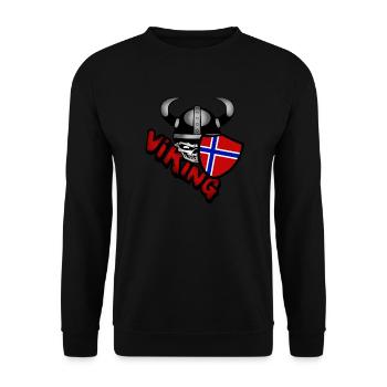 Norwegen - Unisex Pullover - Schwarz - Vorne - Alina (178cm) & Michal (187cm)