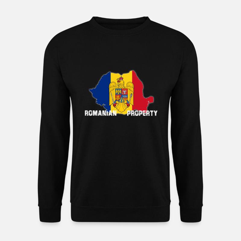 Rumänien - Unisex Pullover - Schwarz