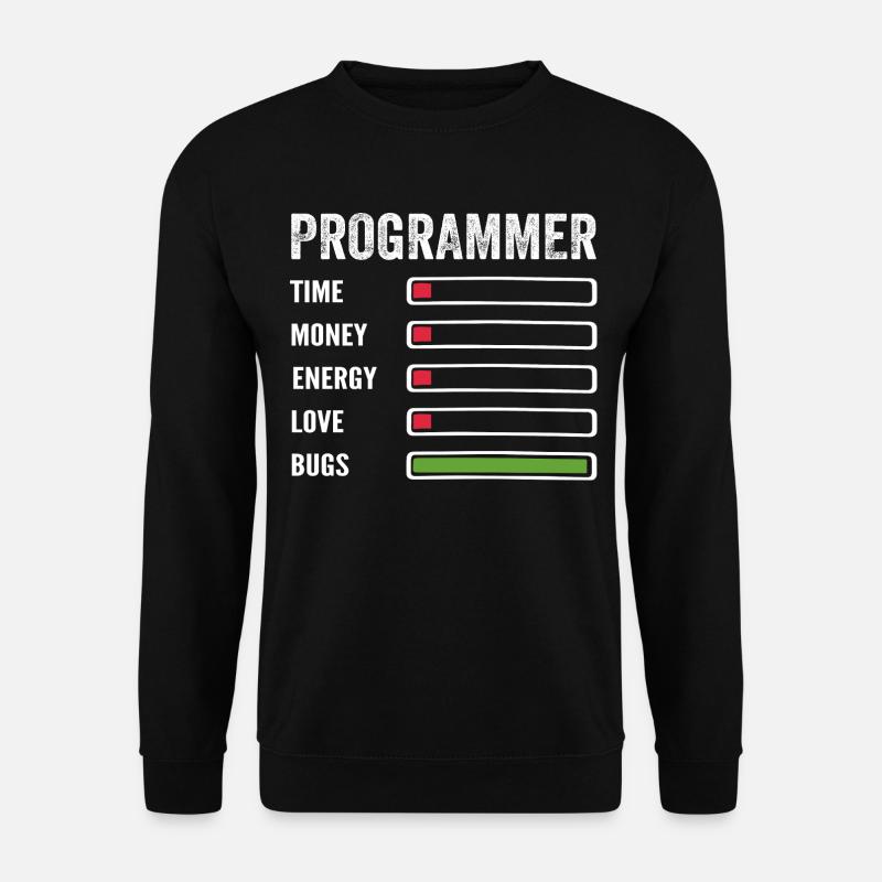 Developer Humor Programmer Coder - Unisex Sweatshirt - black