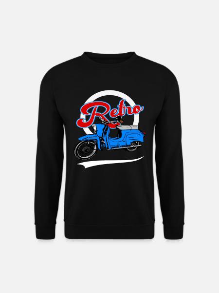 Schwalbe DDR Moped KR 51 - Unisex Pullover - Schwarz