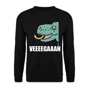 Vegan - Unisex Pullover - Schwarz - Vorne - Alina (178cm) & Michal (187cm)