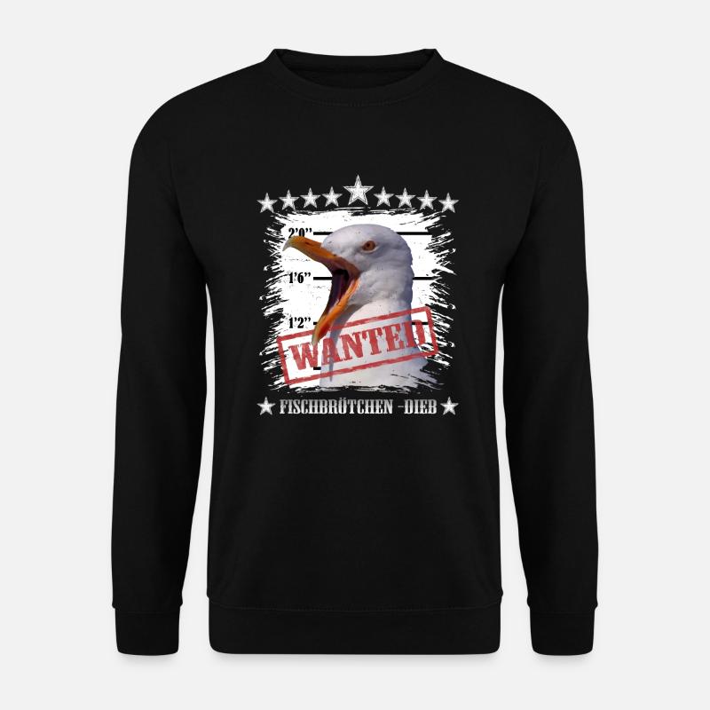 Thieves seagull - Unisex Sweatshirt - black