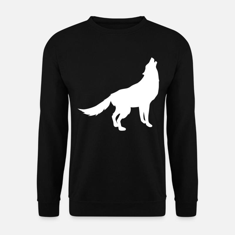 Wolf - Unisex Sweatshirt - black
