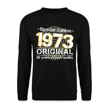 1973- Special Edition - ORIGINAL - Unisex Pullover - Schwarz - Vorne - Alina (178cm) & Michal (187cm)