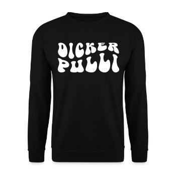 Dicker Pulli - Unisex Pullover - Schwarz - Vorne - Alina (178cm) & Michal (187cm)