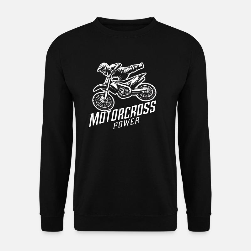 Motorcross - Unisex Pullover - Schwarz