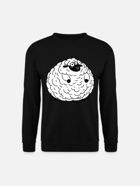 Fat sheep - Unisex Sweatshirt - black
