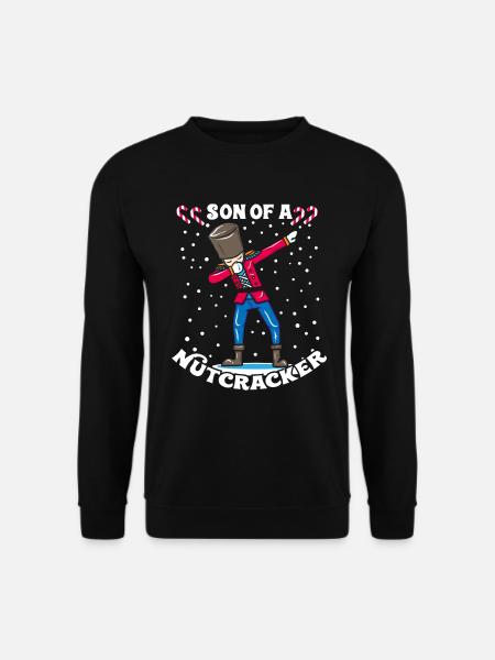 Dabbing Nussknacker Weihnachten Geschenk Dab - Unisex Pullover - Schwarz