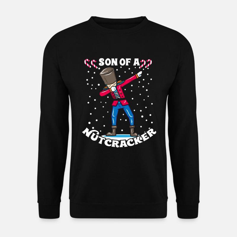 Dabbing Nutcracker Christmas gift DAB - Unisex Sweatshirt - black