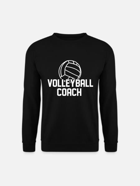 Volleyball Coach Trainer - Unisex Pullover - Schwarz