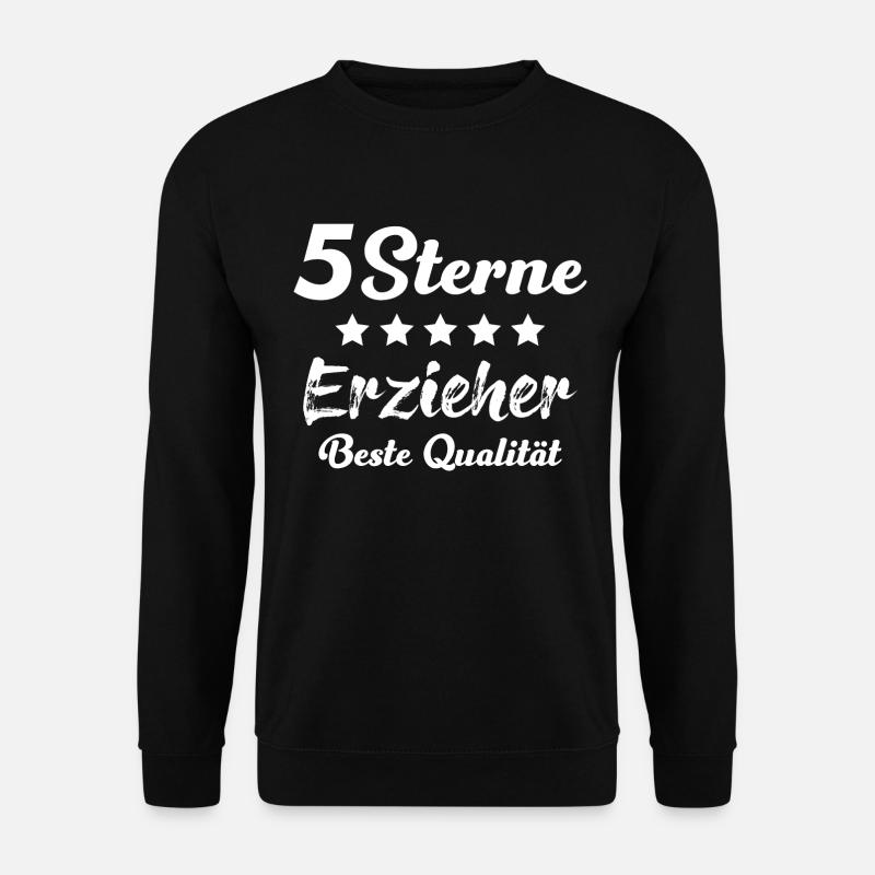 Erzieher Erzieherin Kindergärtner Kindergärtnerin - Unisex Pullover - Schwarz