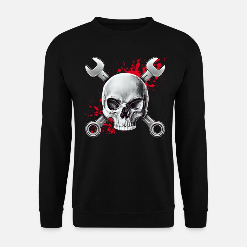 Schrauberschädel - Unisex Pullover - Schwarz