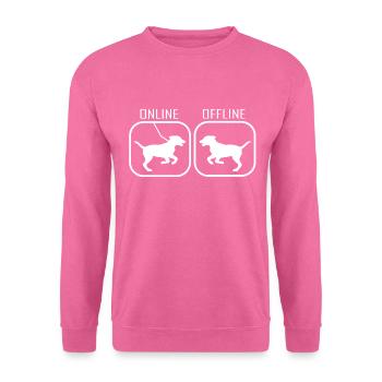 Hund lustig - Unisex Pullover - Pink - Vorne