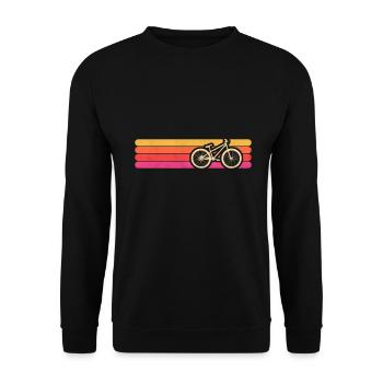 Vélo vintage - Sweat-shirt Unisexe - noir - Devant - Alina (178cm) & Michal (187cm)