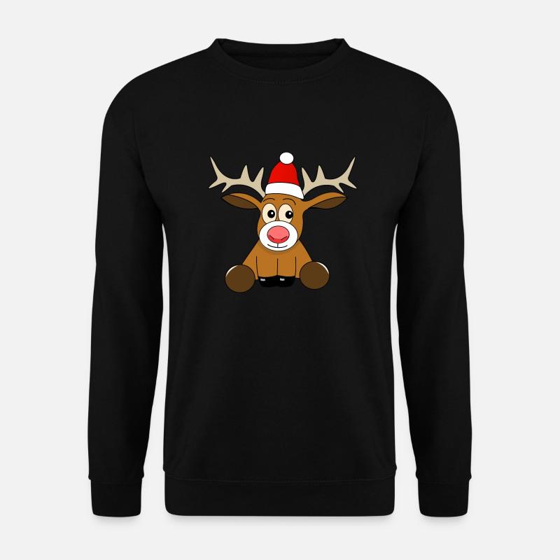 Reindeer christmas - Unisex Sweatshirt - black