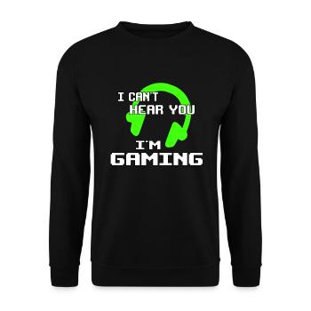 Gamer Gaming - Sweat-shirt Unisexe - noir - Devant - Alina (178cm) & Michal (187cm)