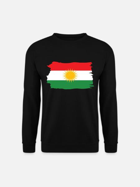 Kurdistan Kurdish Kurdish Kurdish Flag Shirt - Unisex Sweatshirt - black