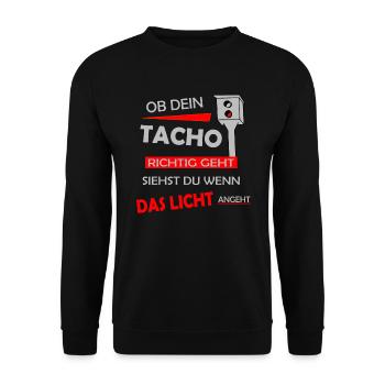 Auto Tuning Spruch - Unisex Pullover - Schwarz - Vorne - Alina (178cm) & Michal (187cm)