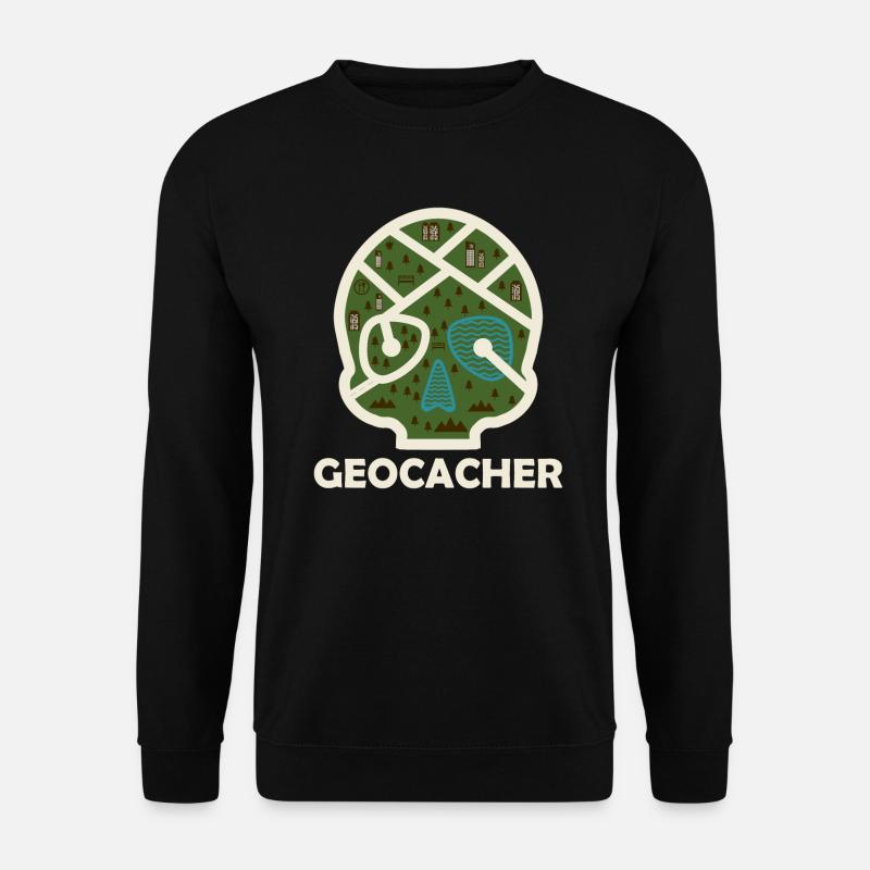 Géocaching géocaching - Sweat-shirt Unisexe - noir