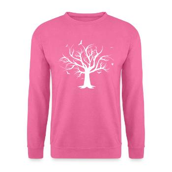 Arbre - Sweat-shirt Unisexe - rose - Devant
