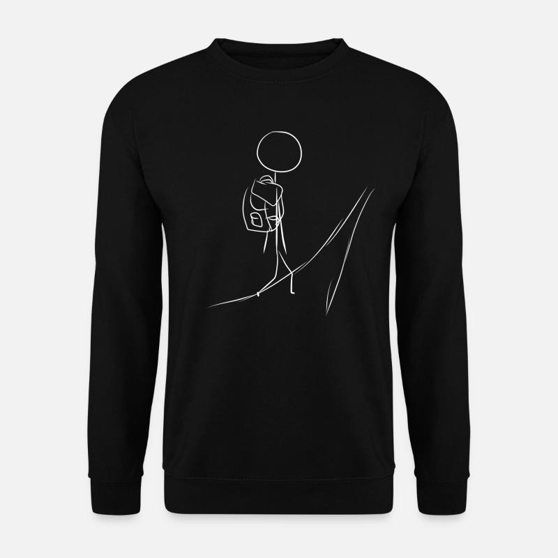 Reisen reisender - Unisex Pullover - Schwarz