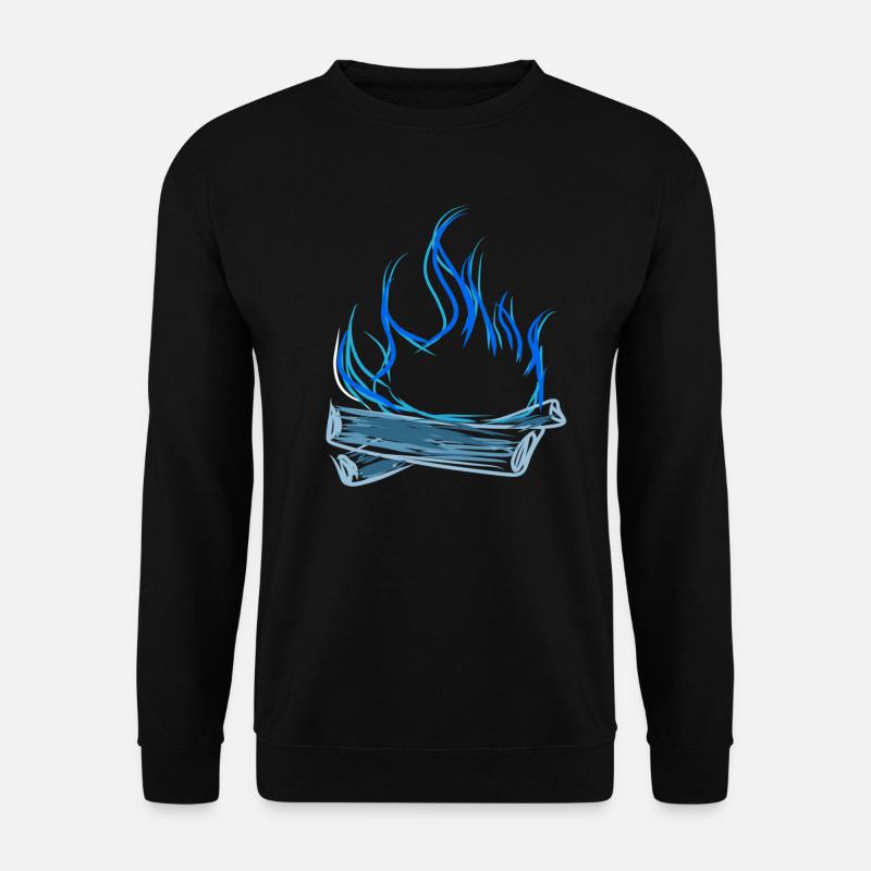 Lagerfeuer feuer - Unisex Pullover - Schwarz