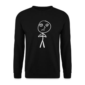 furiously bored - Unisex Sweatshirt - black - Front - Alina (178cm) & Michal (187cm)
