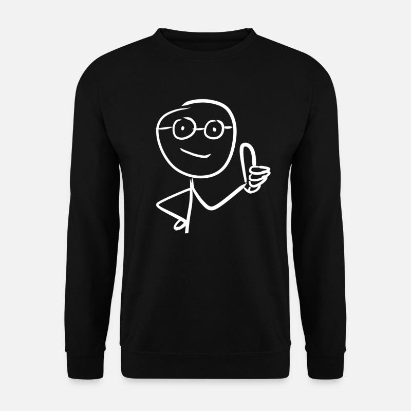 thumbs up - Unisex Sweatshirt - black