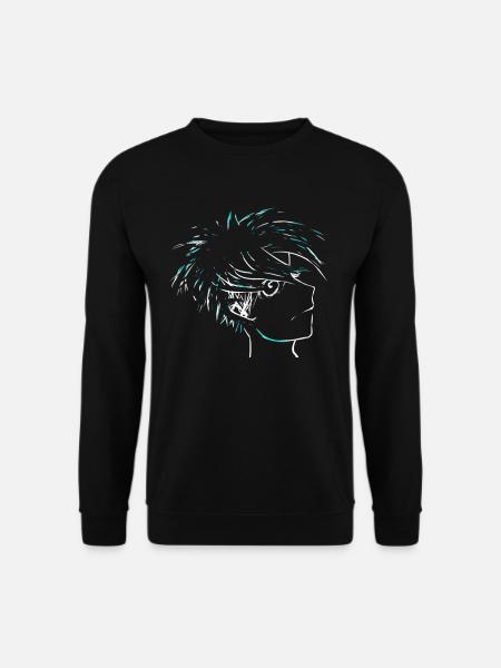 Manga Junge - Unisex Pullover - Schwarz