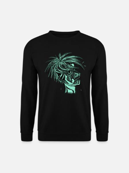 Manga Boy - Unisex Sweatshirt - black
