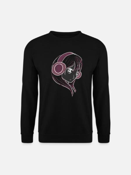 manga anime - Unisex Pullover - Schwarz
