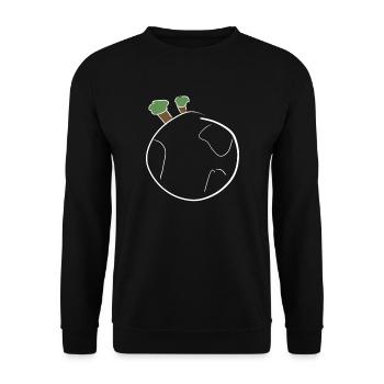 globe - Unisex Sweatshirt - black - Front - Alina (178cm) & Michal (187cm)