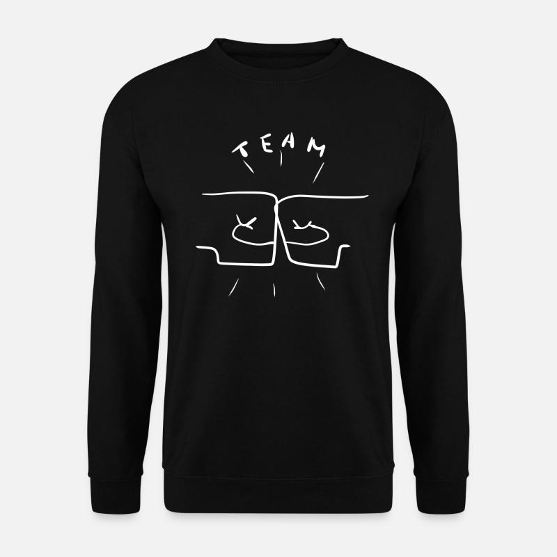 kumpels team - Unisex Pullover - Schwarz