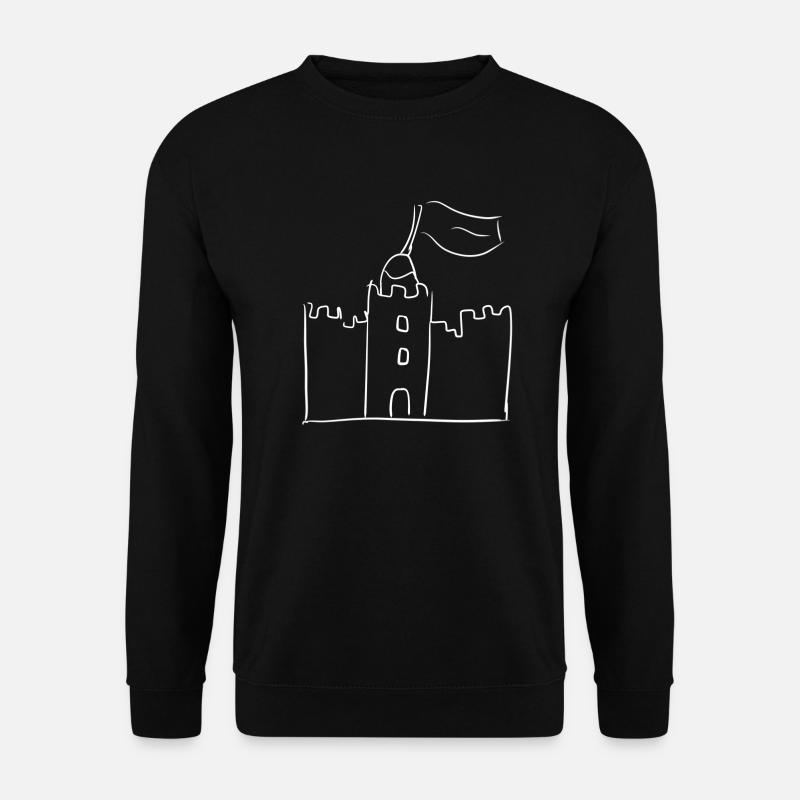 château symbole royauté château royal - Sweat-shirt Unisexe - noir