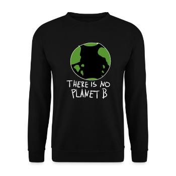 protection du climat changement climatique planète terre b - Sweat-shirt Unisexe - noir - Devant - Alina (178cm) & Michal (187cm)
