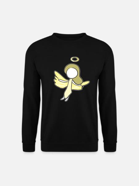 engel beschützer frau symbol - Unisex sweater - sort