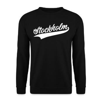 Stockholm - Unisex Sweatshirt - black - Front - Alina (178cm) & Michal (187cm)