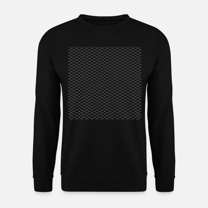 Crosses Pattern Cross - Unisex Sweatshirt - black