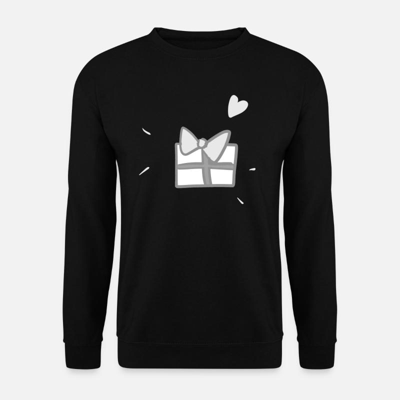 Gift Symbol Christmas Heart - Unisex Sweatshirt - black