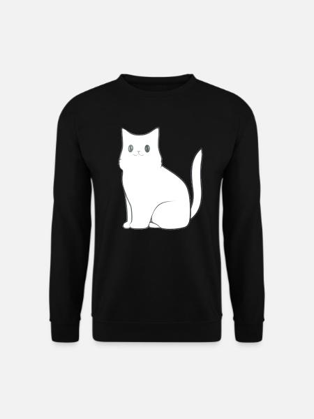 Cat Animal Icon Pet - Unisex Sweatshirt - black