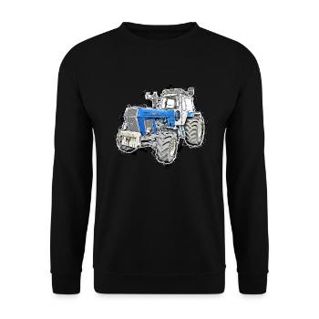 ZT303 - Unisex Pullover - Schwarz - Vorne - Alina (178cm) & Michal (187cm)