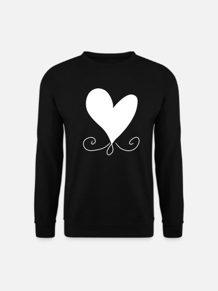 Heart Pattern Icon - Unisex Sweatshirt - black